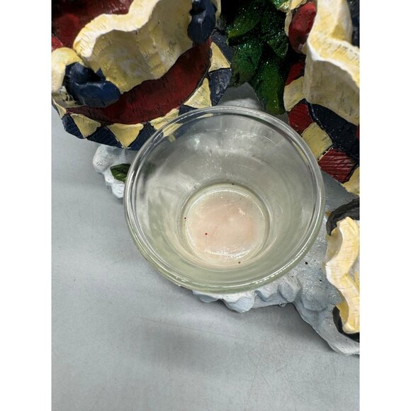 Christmas Snowman Family Candle Holder Figurine Christmas Decoration READ - Picture 8 of 8